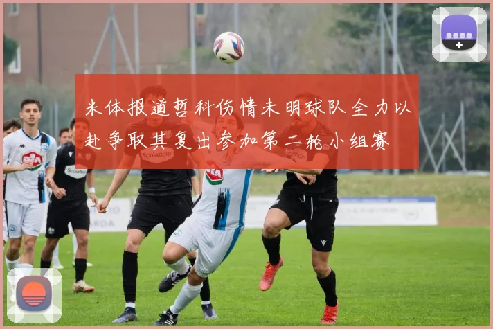 米体报道哲科伤情未明球队全力以赴争取其复出参加第二轮小组赛